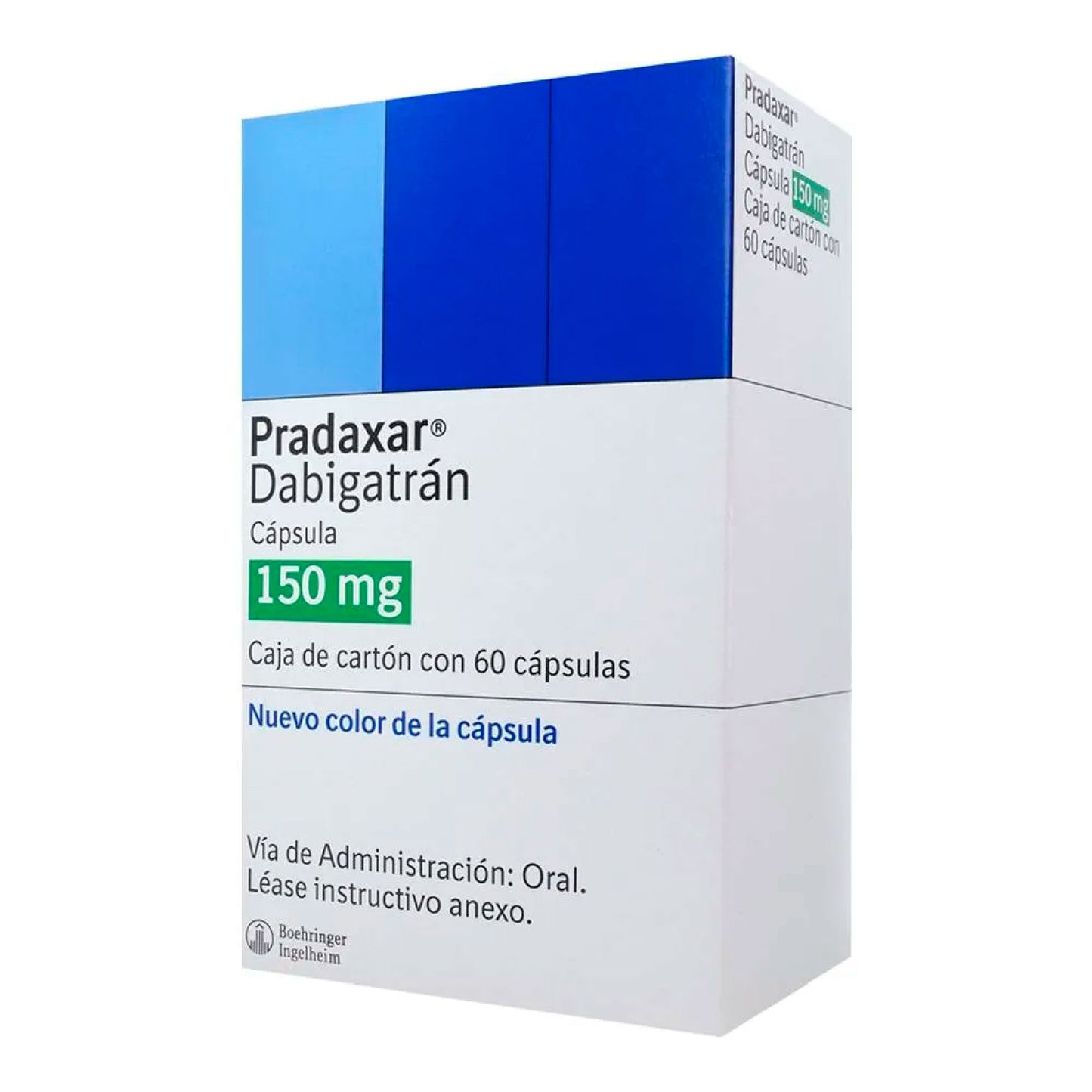 PRADAXAR 150 MG 60 CAPS