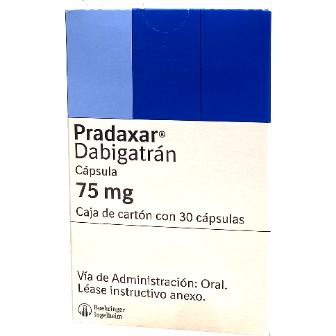 PRADAXAR 75 MG 30 CAPS