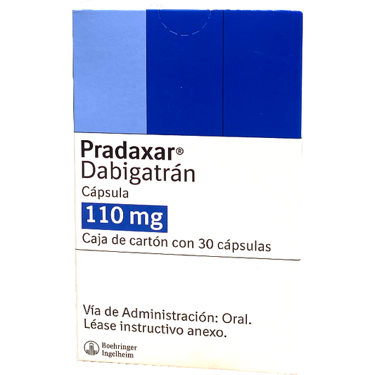 PRADAXAR 110MG 30 CAPS