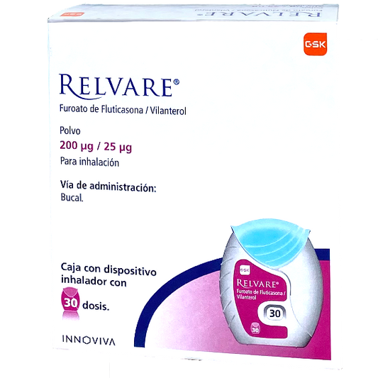 RELVARE 200 25MCG  30DOSIS