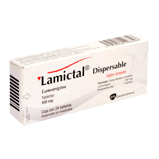 LAMICTAL 100MG DISPER TAB28 546