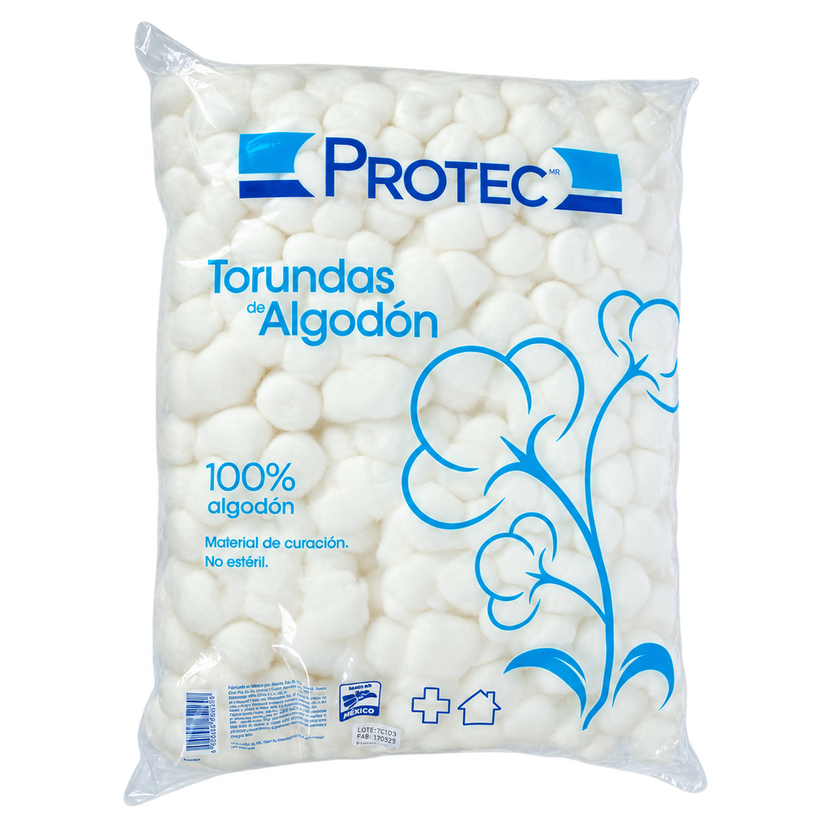 TORUNDAS ALGODON 500GR C 1000