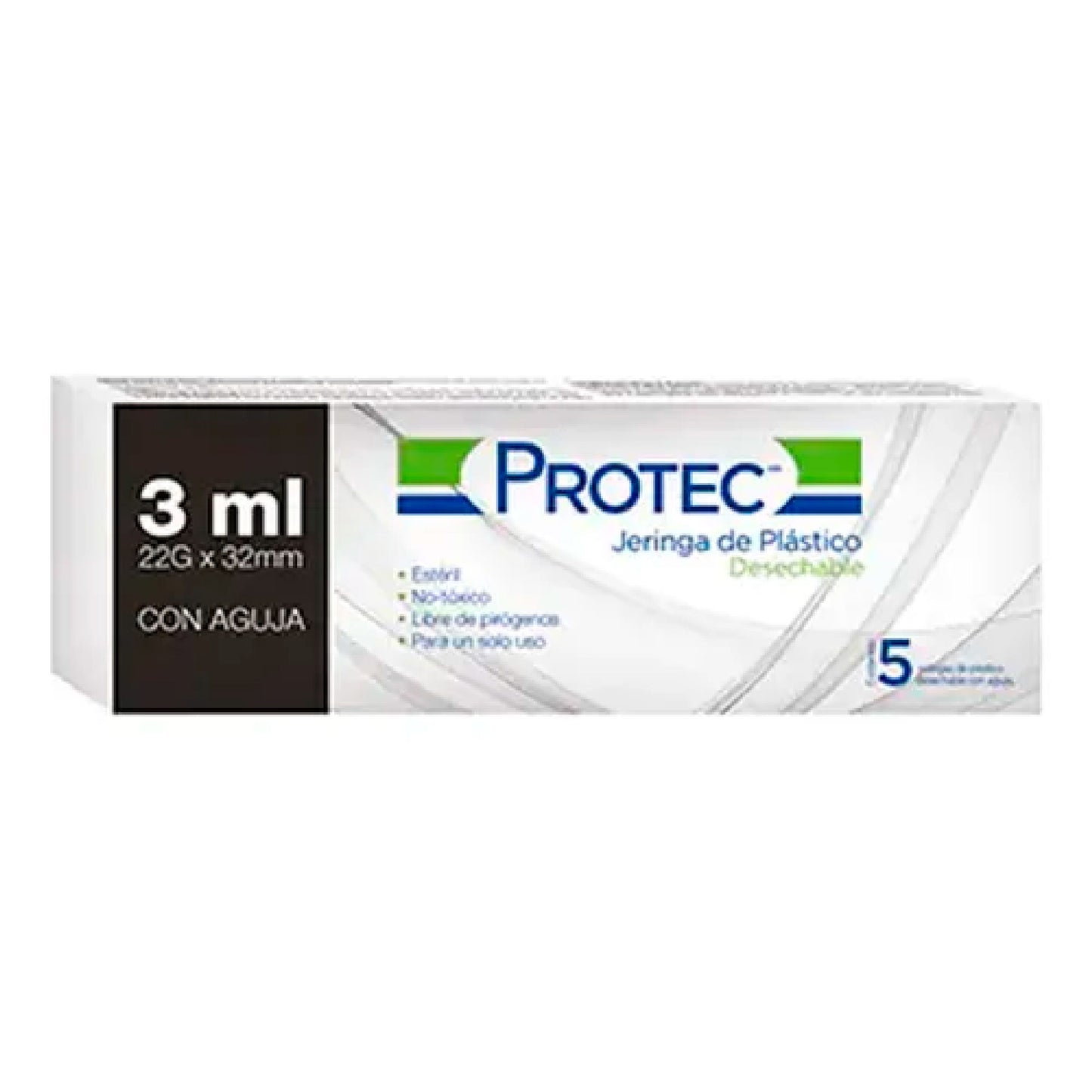JERINGA PROTEC 3ML 21GX32MM VDE