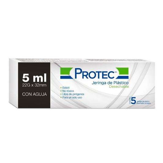 JERINGA PROTEC 5ML 21X32MM VDE