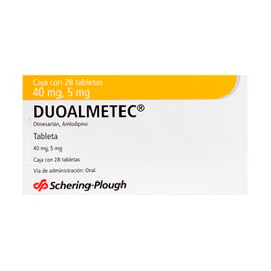 DUOALMETEC 40 5 MG TAB 28