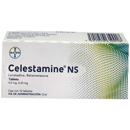 CELESTAMINE NS 5 0 25MGTAB10 279
