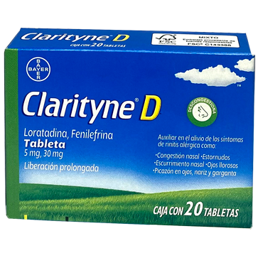 CLARITYNE D 5 30MG TAB 20