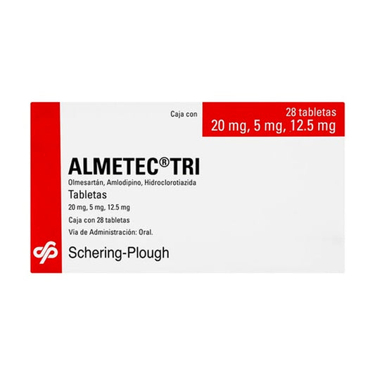 ALMETEC TRI 20 5 12 5 MG TAB 28