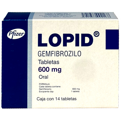 LOPID 600 MG BLIST TAB 14 556