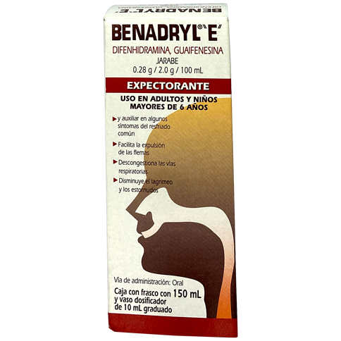 BENADRYL E REV 0 28 2 G JBE 150 ML