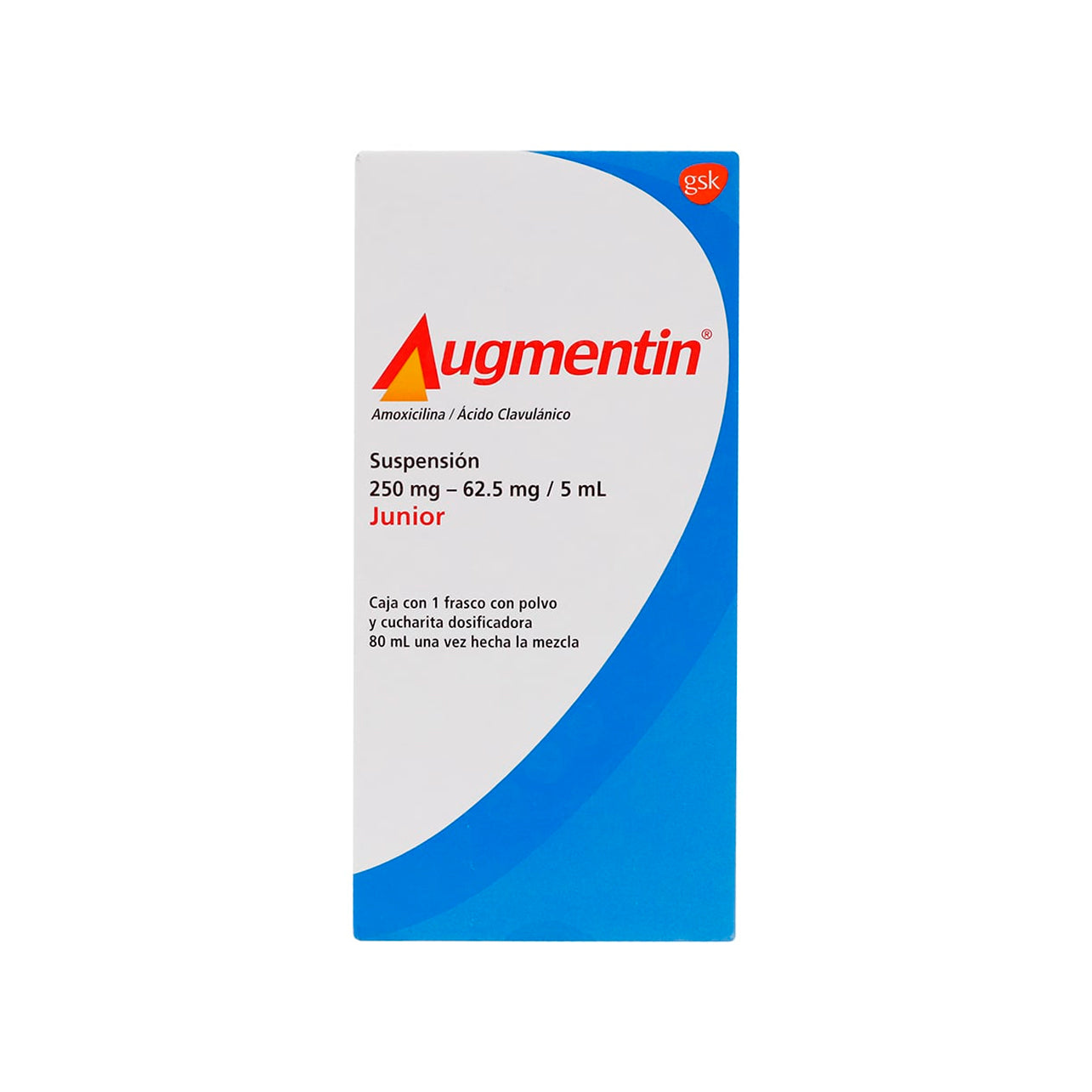 AUGMENTIN JR 250 62 5MG SUSP 80ML