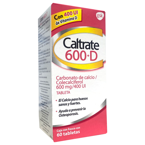 CALTRATE 600 D TAB 60