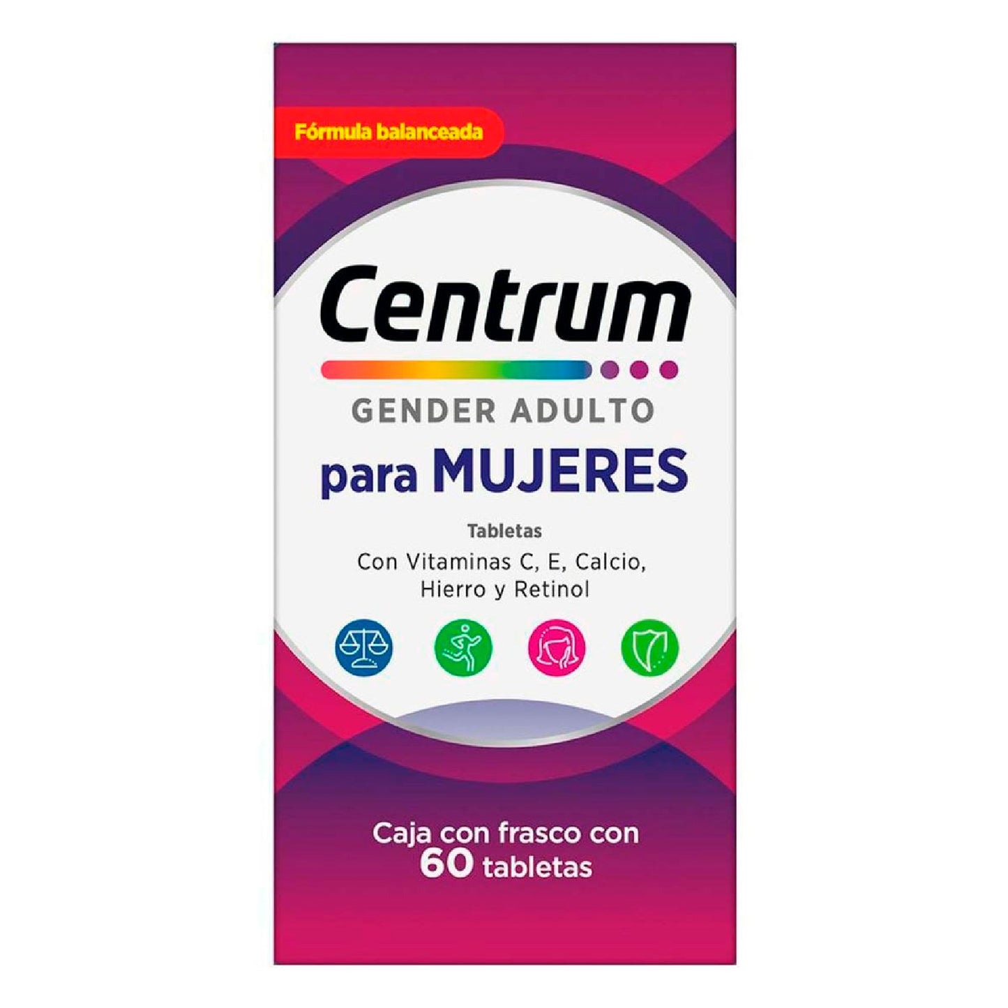 CENTRUM MUJER 50  TAB C60