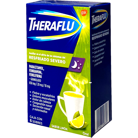 THERAFLU EXVERDE 10 MG 6 SB