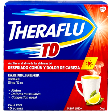 THERAFLU EX TE ROJO TD 10SOB