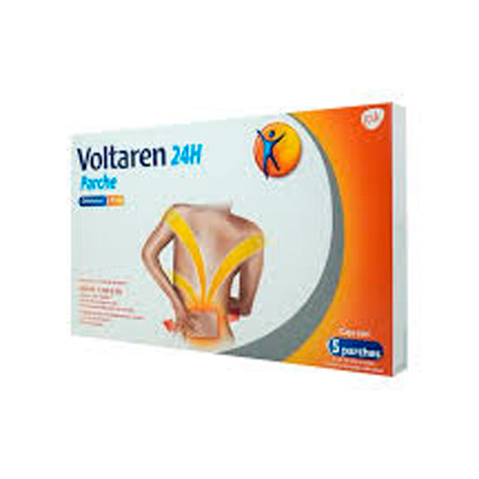 VOLTAREN 24H 30MG 5 PARCHES