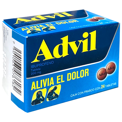 ADVIL 200MG TAB 24