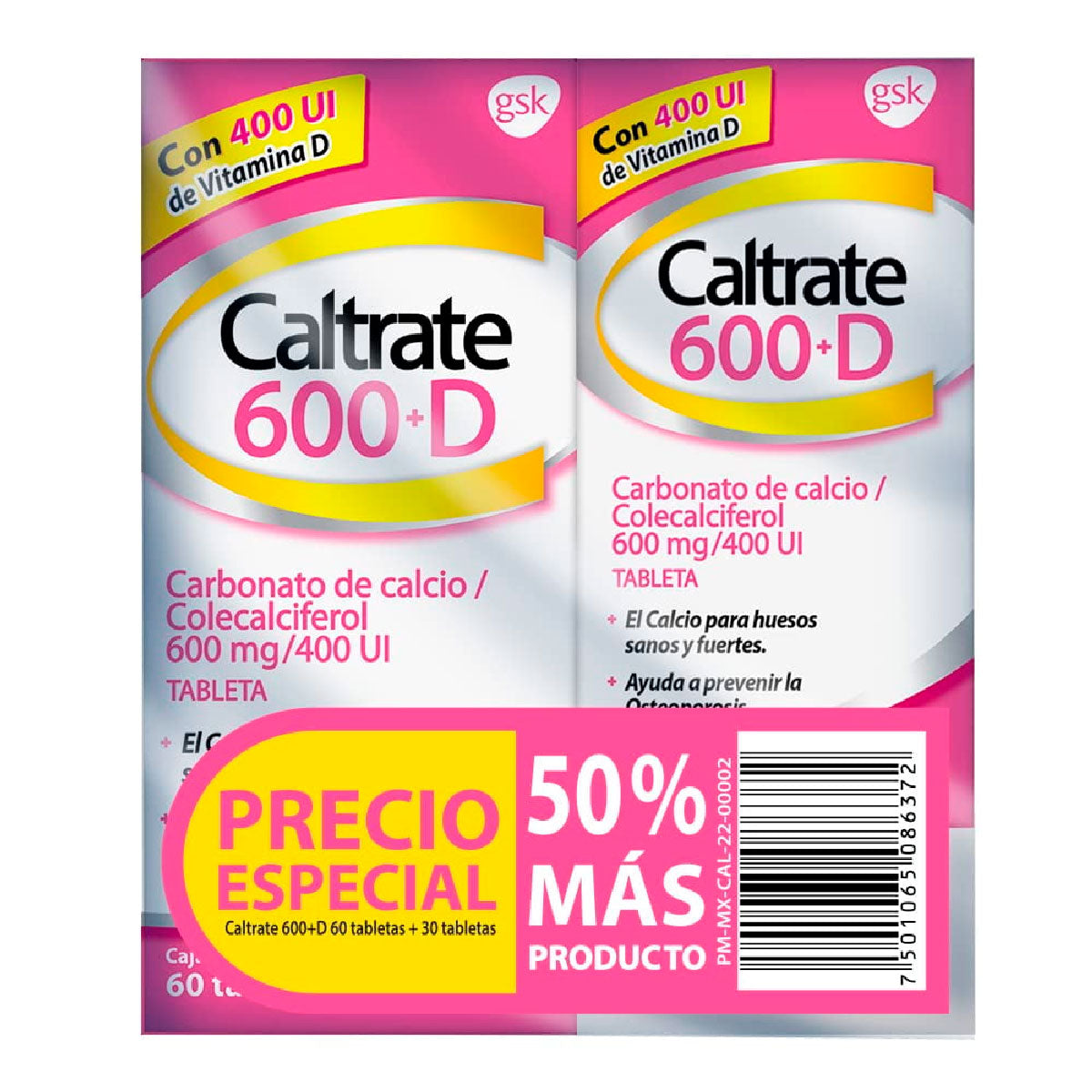CALTRATE 600 D 60TAB MAS 30TAB GTIS