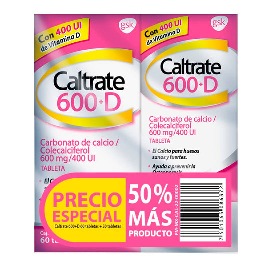 CALTRATE 600 D 60TAB MAS 30TAB GTIS