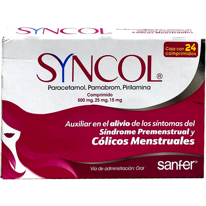 SYNCOL 500 25 15 MG CPR 24