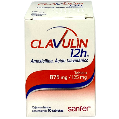 CLAVULIN 12H 875 125MG TAB10 481