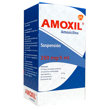 AMOXIL PED 250 MG SUSP 75 ML