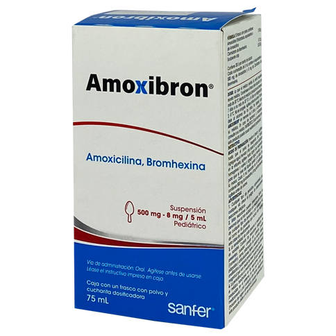 AMOXIBRON 500MG 8MG 5ML SUSP 75ML