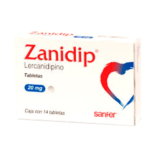 ZANIDIP 20 MG TAB 14