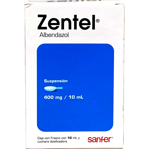 ZENTEL 400 MG SUSP 10 ML