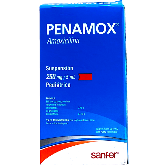 PENAMOX PED 250MG SUSP 75 ML