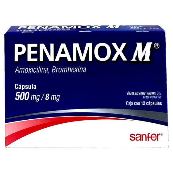 PENAMOX M 500MG CAPS 12