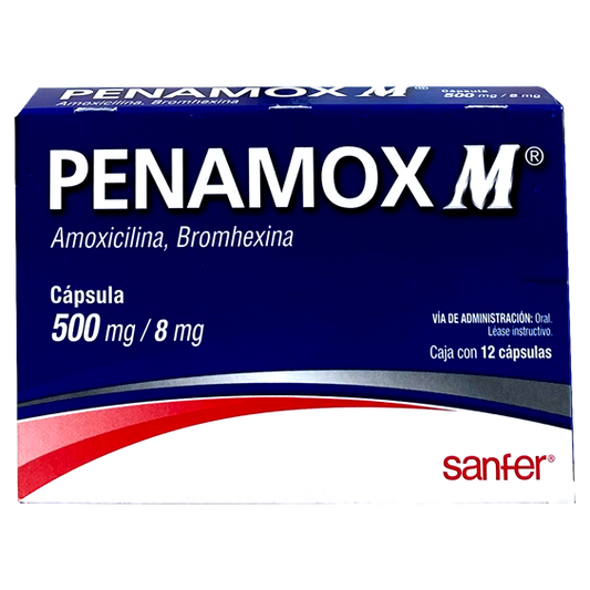 PENAMOX M 500MG CAPS 12