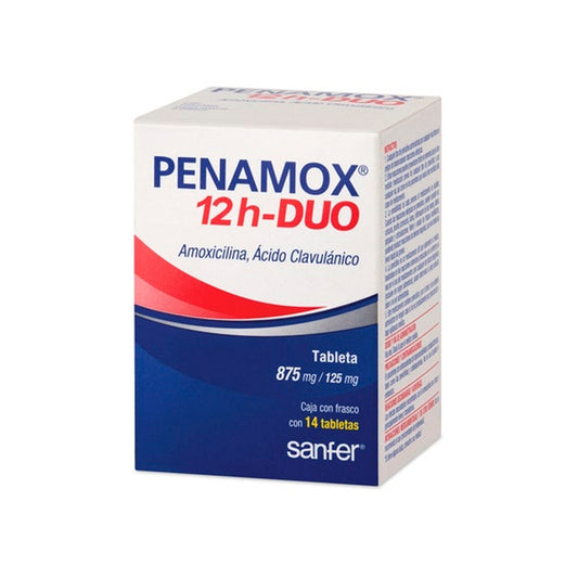 PENAMOX 12HDUO 875 125MG