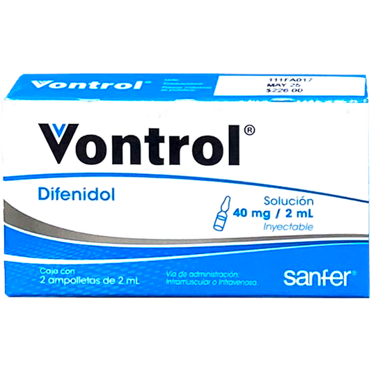 VONTROL 40 MG SOL INY 2X2ML