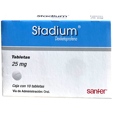 STADIUM 25 MG 10 TAB
