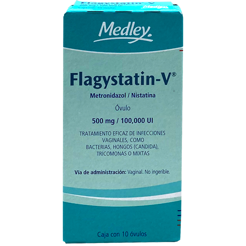 FLAGYSTATIN 500 MG OV 10