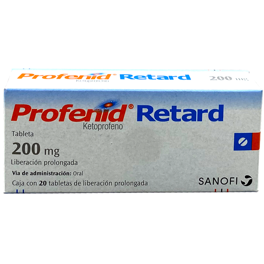 PROFENID RETARD 200 MG CPR 20