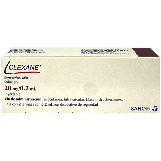 CLEXANE INY 20 MG JGAS 2