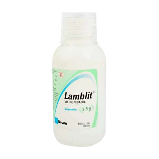 METRONIDAZOL LAMBLIT 250MG 5ML SUSP  120ML