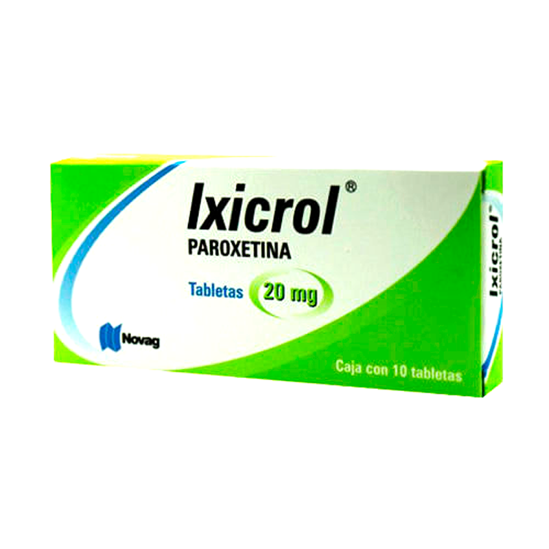 PAROXETINA IXICROL 20 MG TAB 10