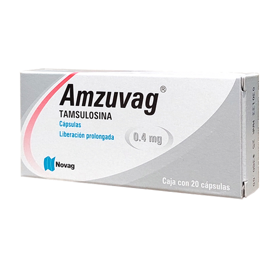 AMZUVAG 0 4 MG CAPS 20  Tamsulosina