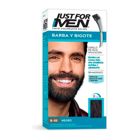 TIN JUST F MEN BARBA B NEGRO 126