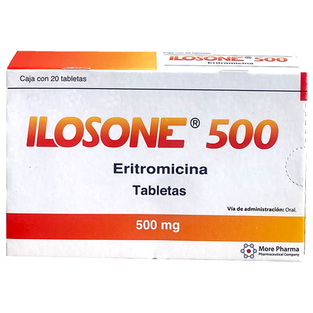 ILOSONE 500 MG TAB 20