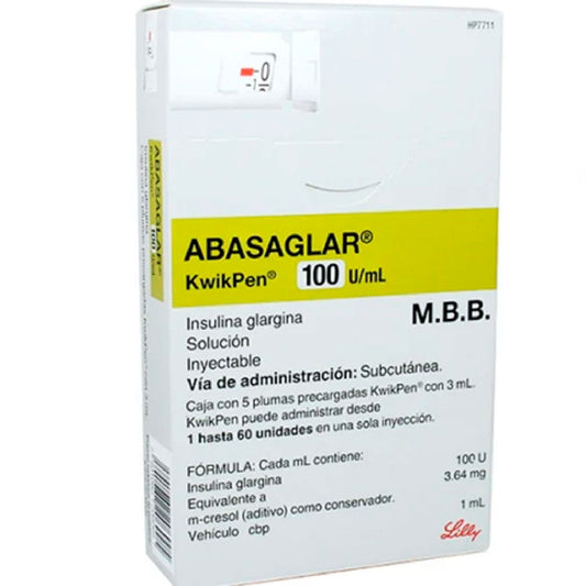 ABASAGLAR 100U SOL INY 5 PLUM 3ML