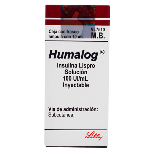 HUMALOG 100 U I F A 10 ML