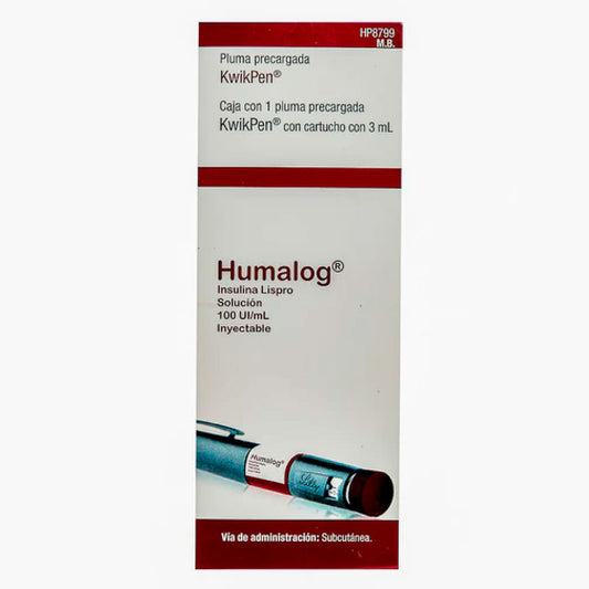 HUMALOG KWIKPEN 100UI ML INY 3 ML