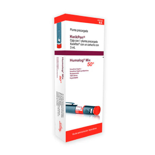 HUMALOG MIX50 K PEN 100UI ML 3ML