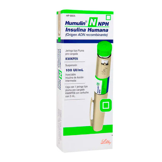 HUMULIN N KWIKPEN 100UI PREC 1X3 ML