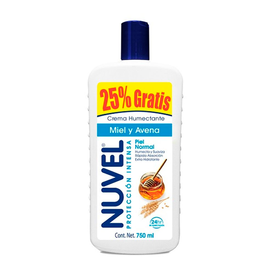 CRA NUVEL MIEL AVENA 750 ML 25