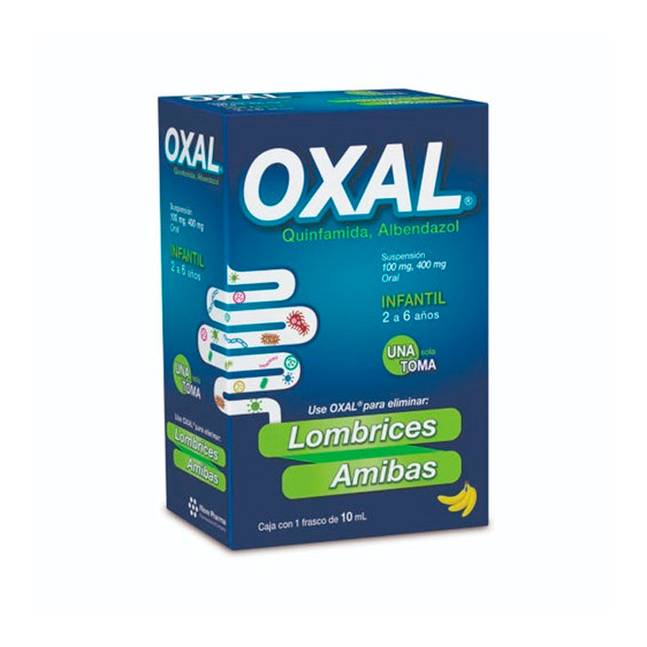 OXAL 100 400 MG SUSP INF 10 ML